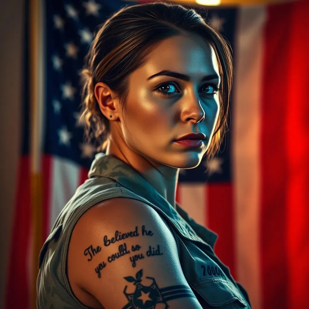 Inspirational Quotes and Memorial Tattoos for Military Women