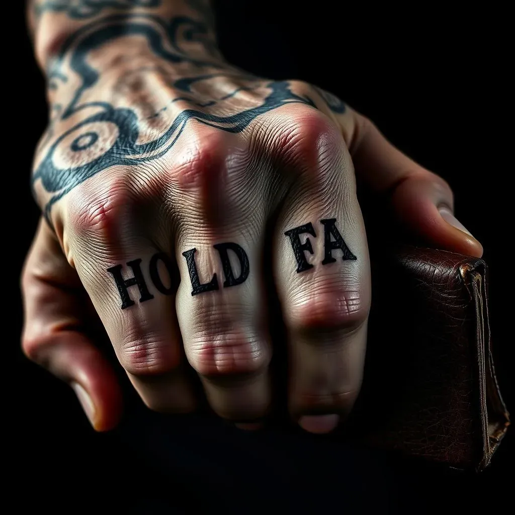 Knuckle Tattoos: Bold Statements on Your Hands