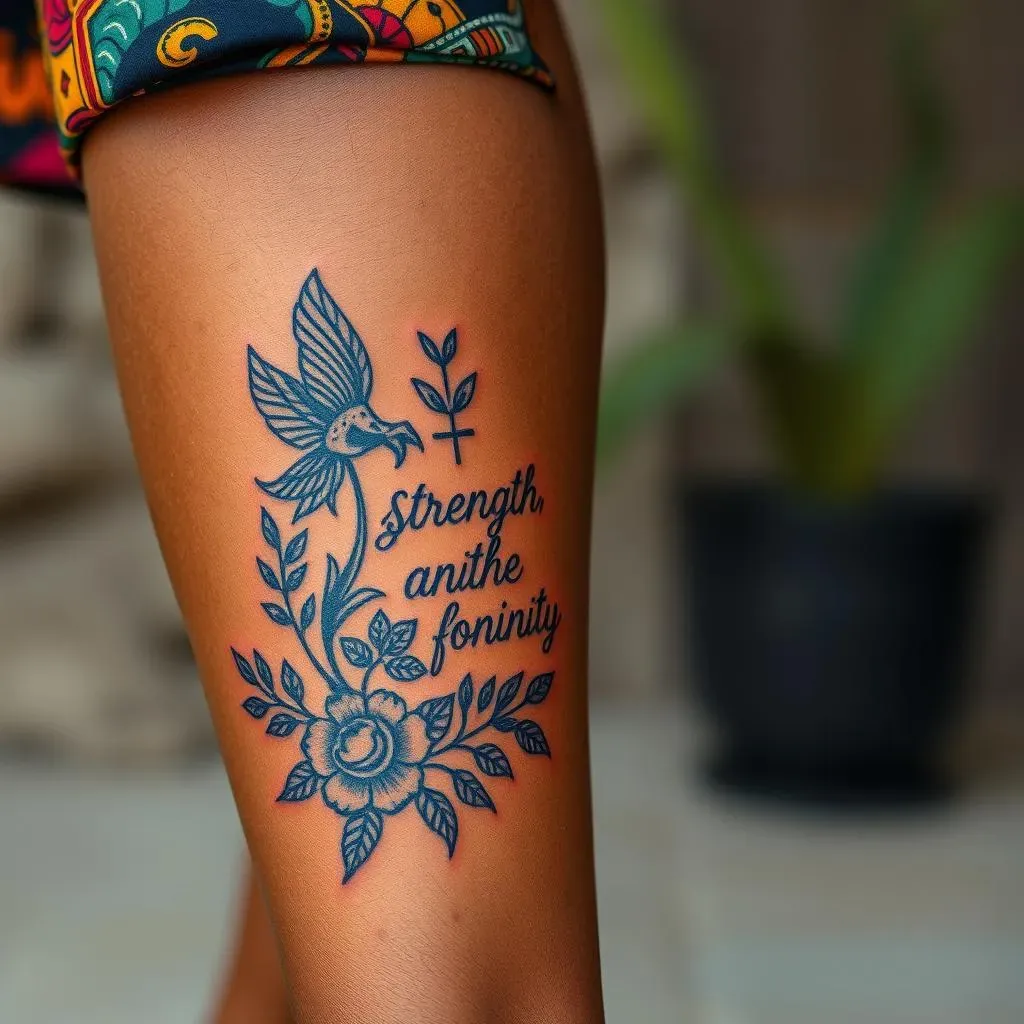 Leg Tattoo Ideas for Black Females: Designs that Tell Your Story