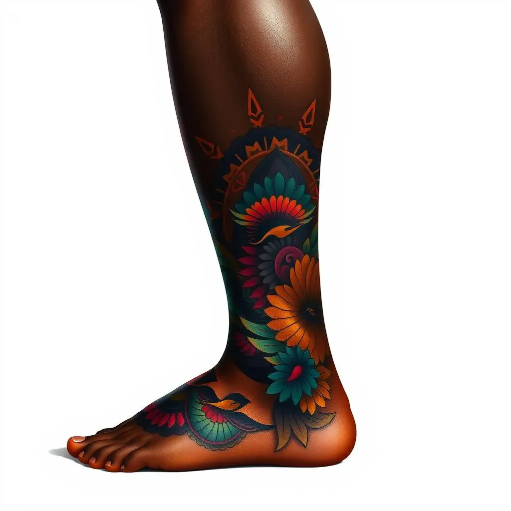 Leg Tattoo Ideas for Black Men: Discover Powerful Designs