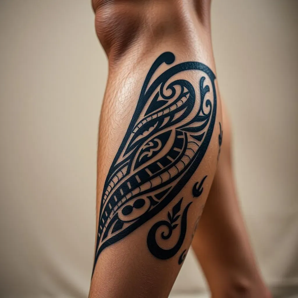 Powerful Leg Tattoo Ideas for Men Black: Find Your Perfect Ink