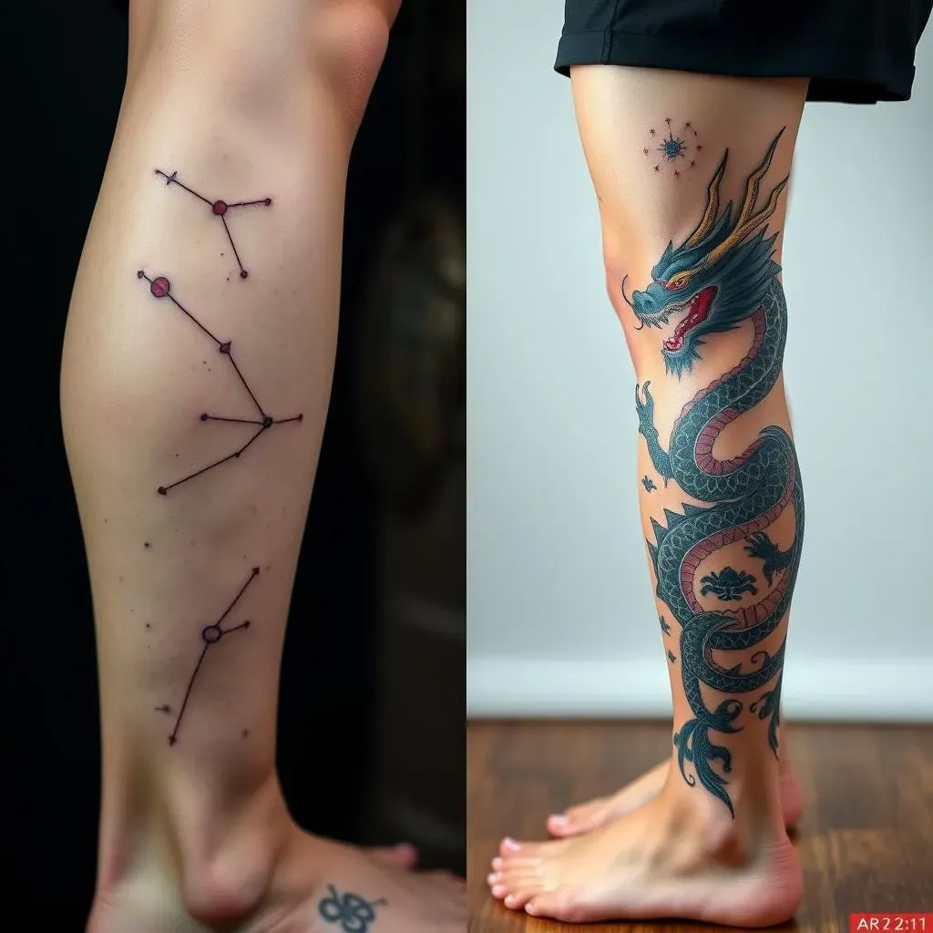 Leg Tattoo Styles: From Minimalist to Bold Designs