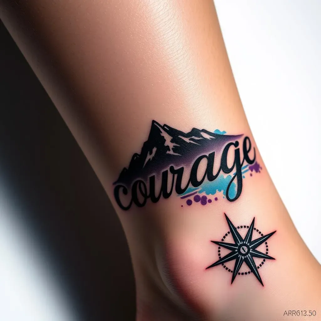 Leg Tattoo Words: Design Ideas and Considerations