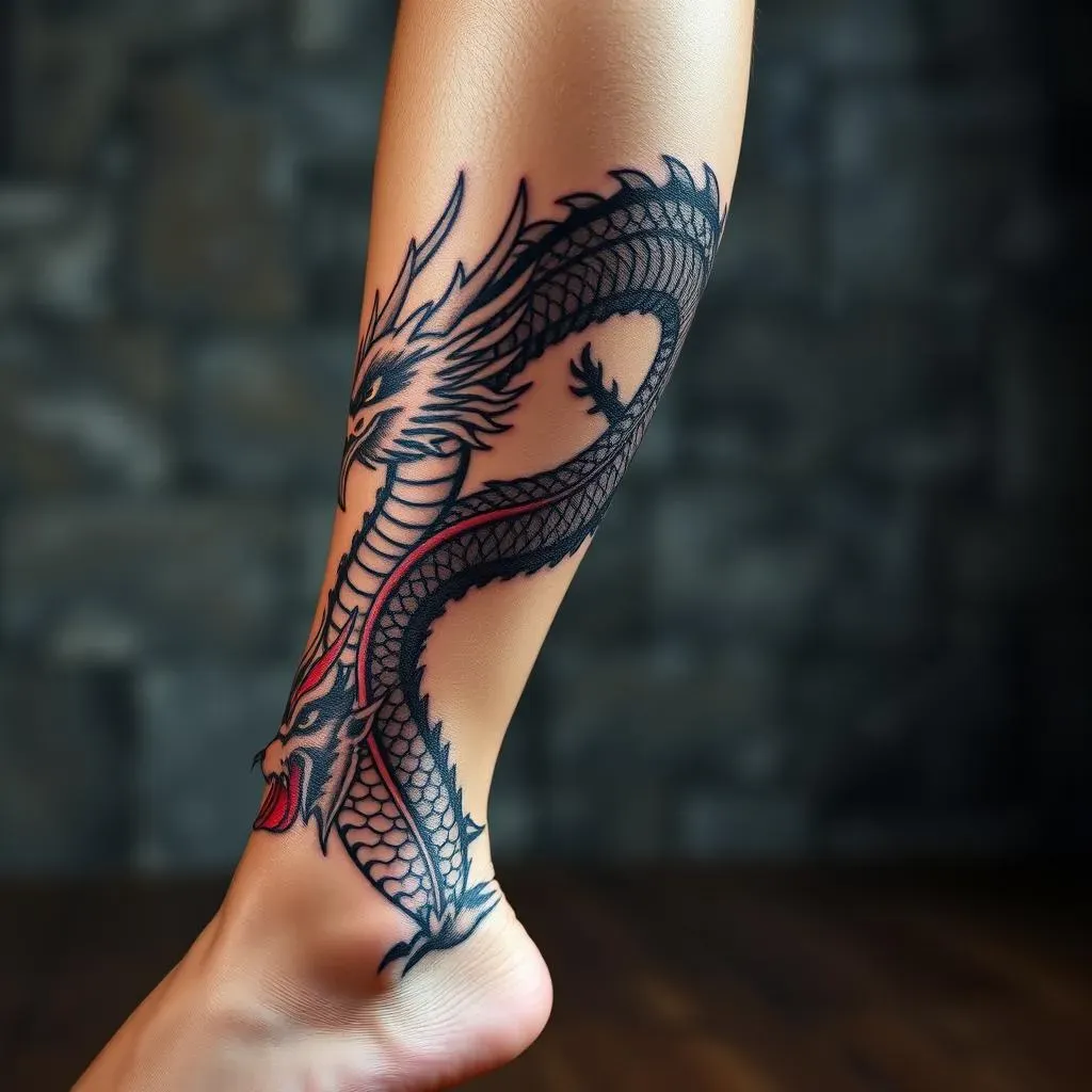Stunning Leg Tattoos for Women Dragon: Ideas & Inspiration