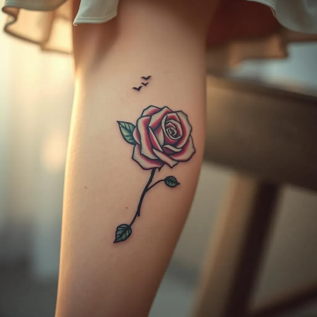 Stunning Leg Tattoos for Women Roses: Discover Your Perfect Ink