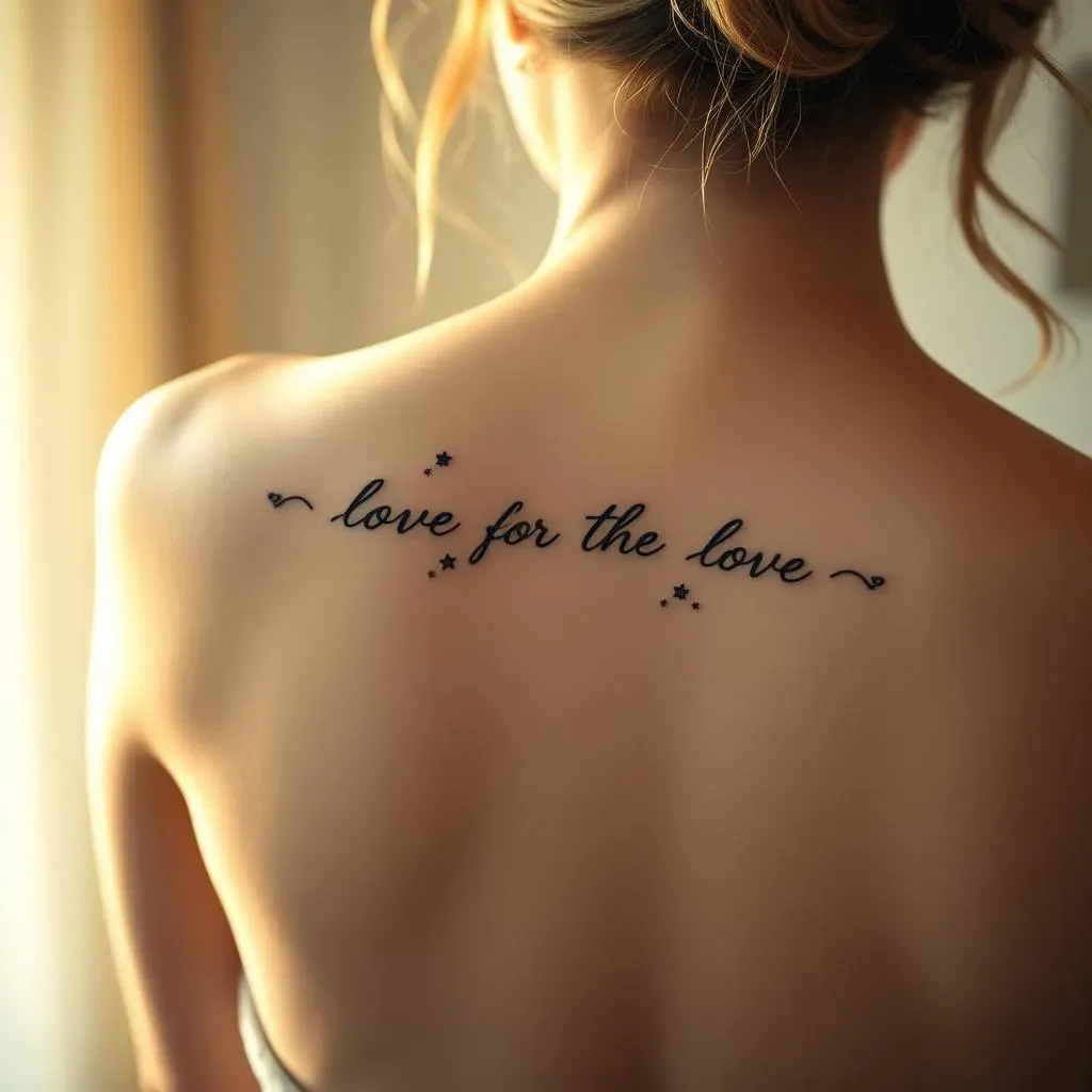 Long Quote Tattoo Styles and Designs for Women