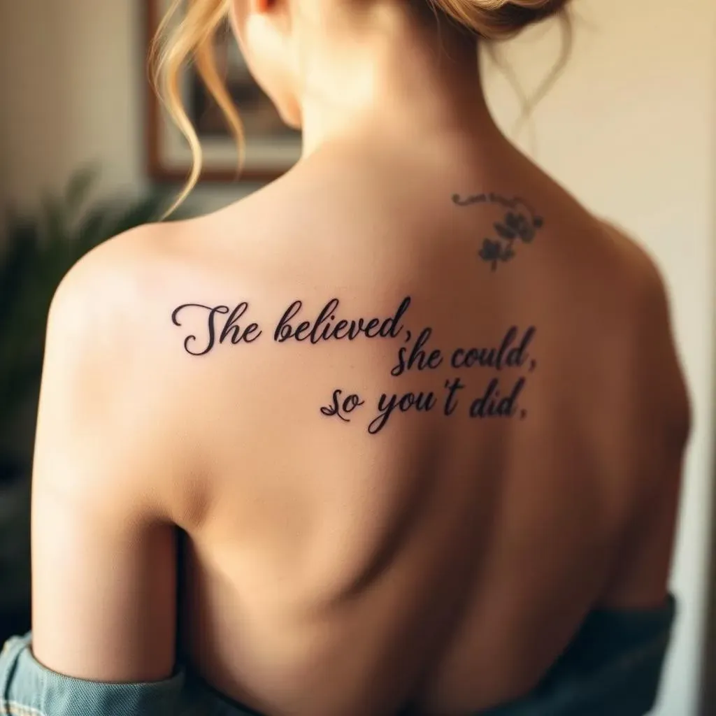 Ultimate Long Quote Tattoos for Women