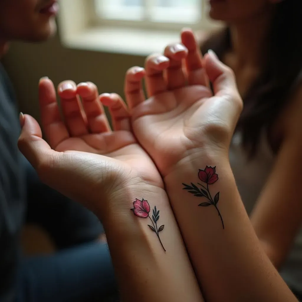 Matching Wrist Tattoos: Celebrating Your Unique Bond