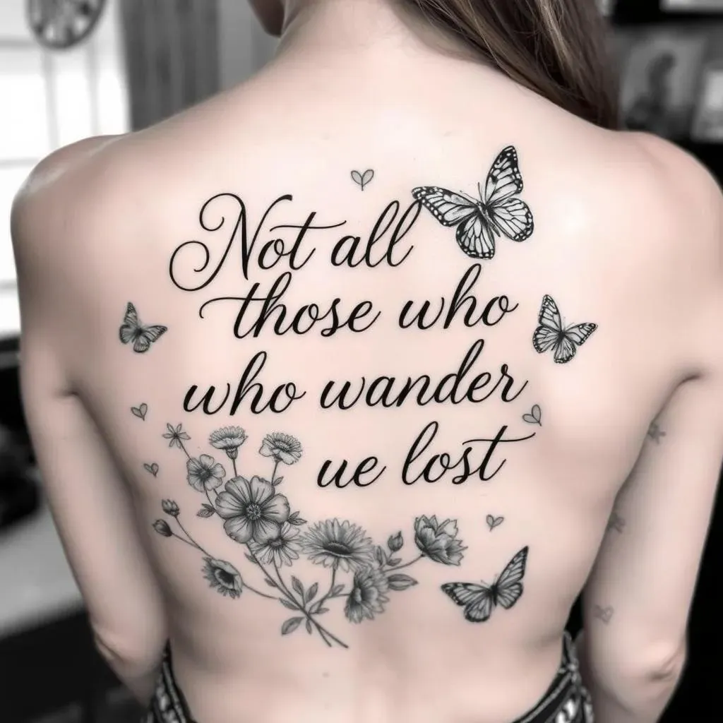 Meaningful Back Tattoo Quotes for Women: Finding Your Perfect Words