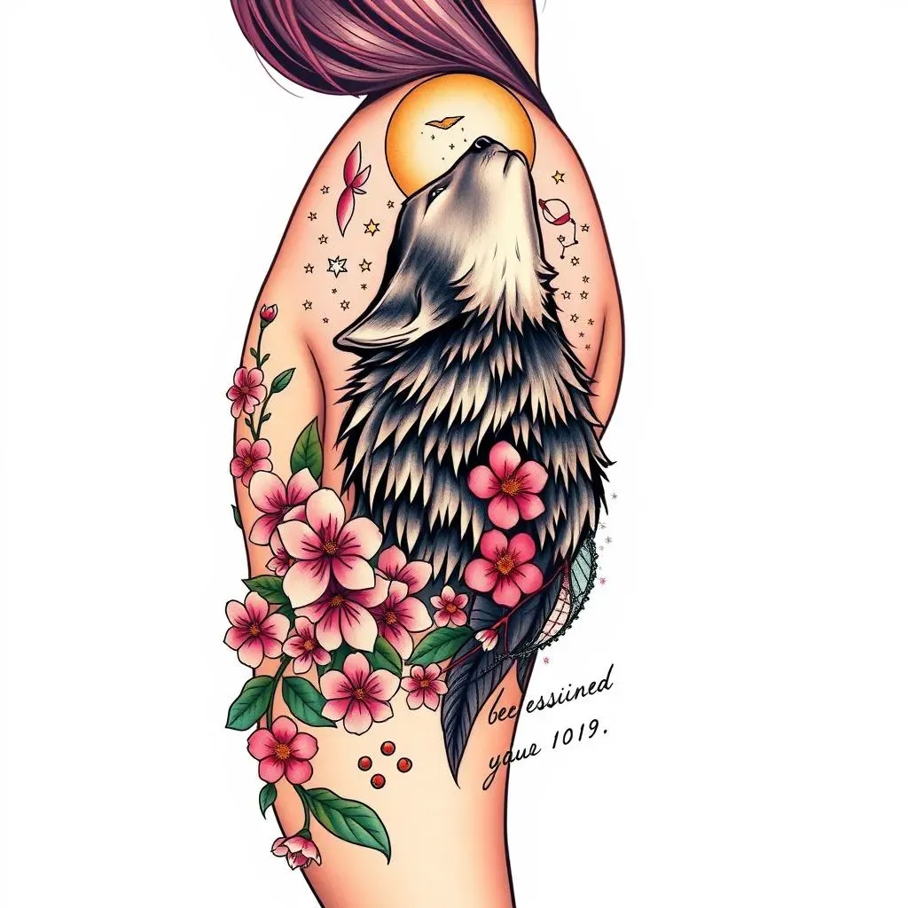 Meaningful Designs and Symbolism in Shoulder Sleeve Tattoos for Women