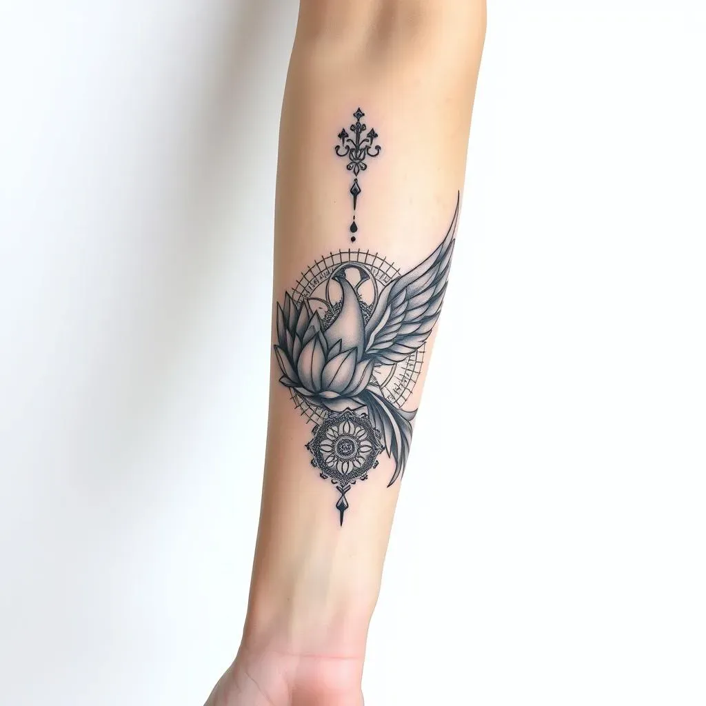 Meaningful Ink: Symbolic Forearm Sleeve Tattoos for Women