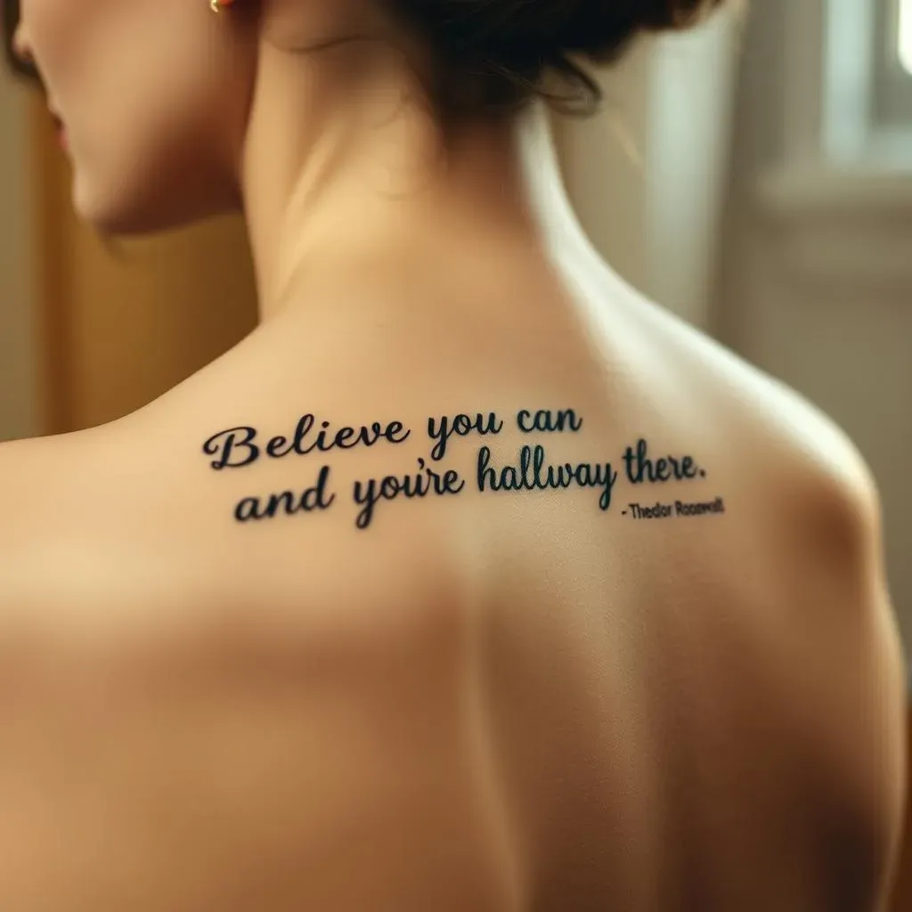 Ultimate Meaningful Quote Tattoos for Women