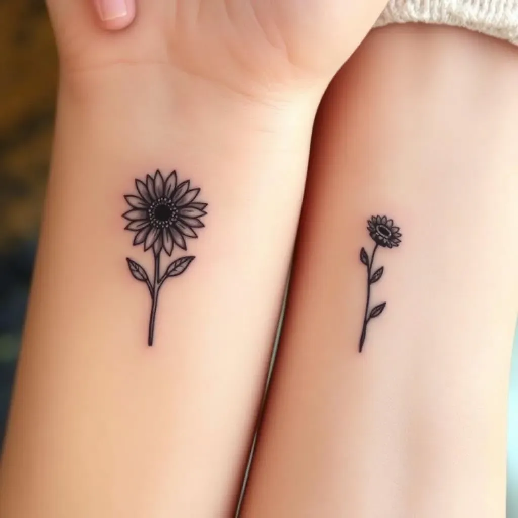 Meaningful Small Tattoo Ideas for Mother and Daughter