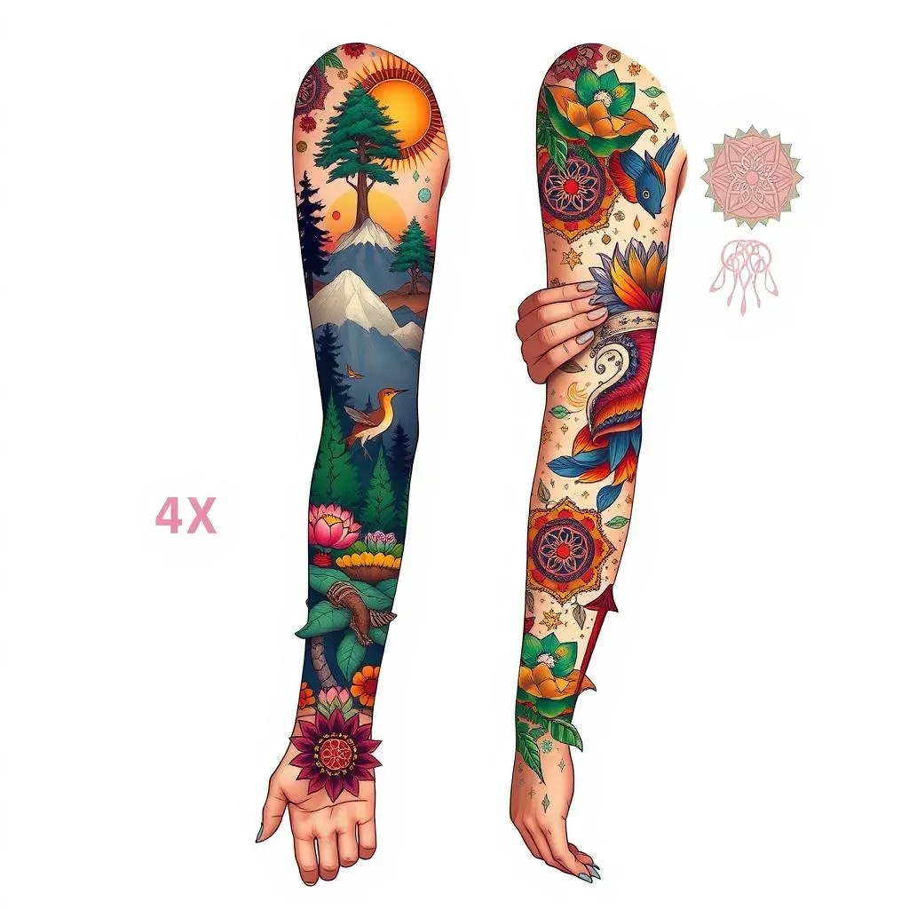 Meaningful Themes: Choosing the Right Tattoo Sleeve for Women