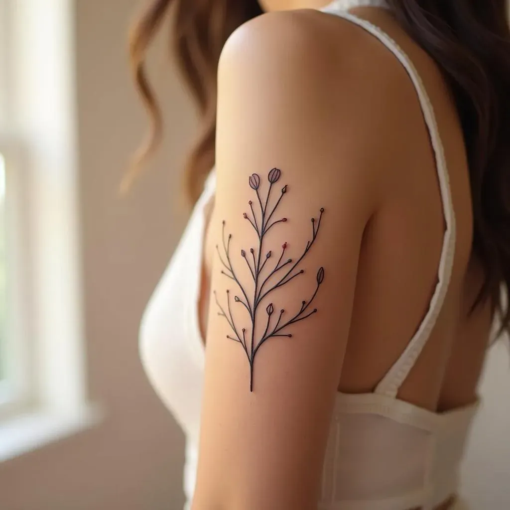 Amazing Minimalist Abstract Tattoos for Women