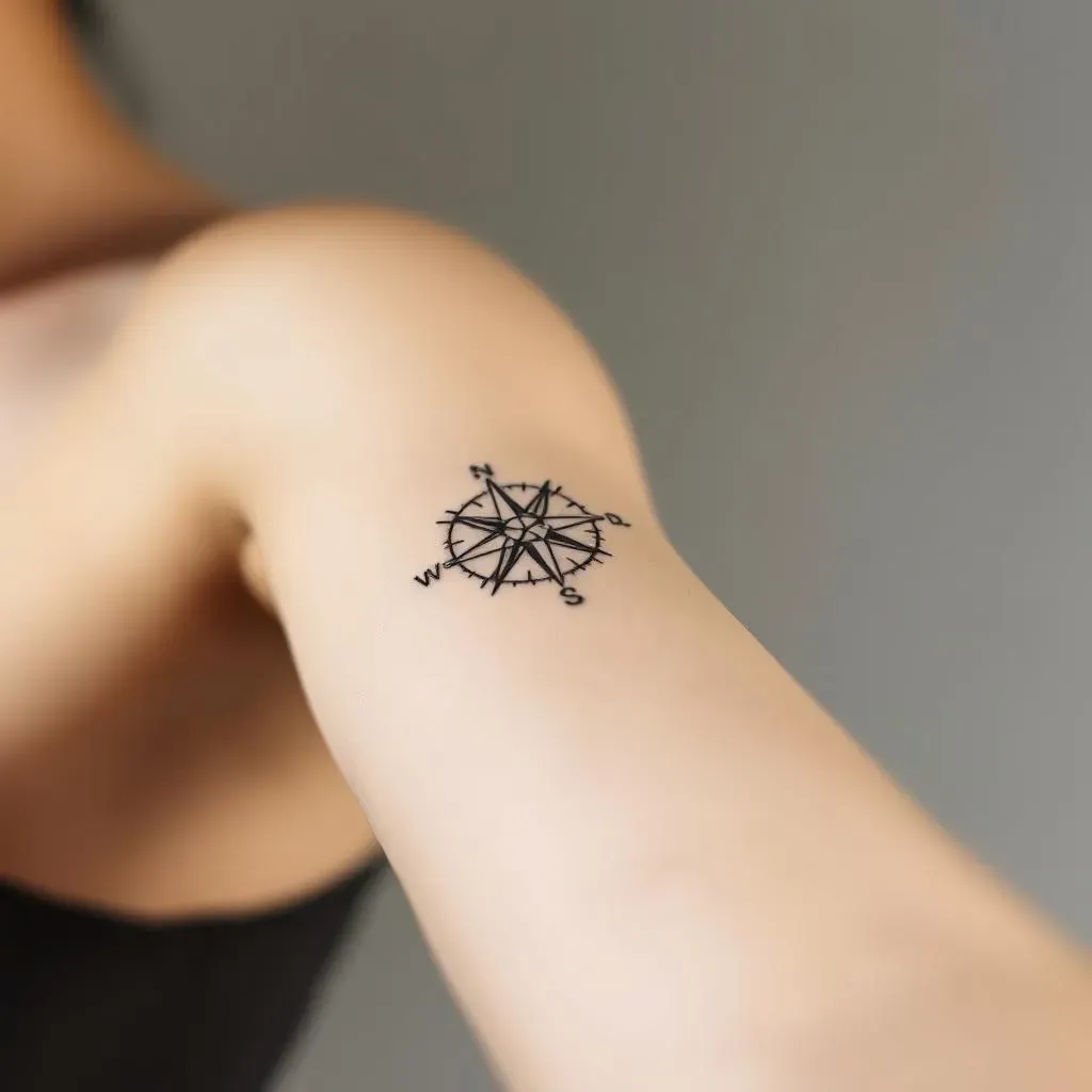 Ultimate Minimalist Compass Tattoos for Women