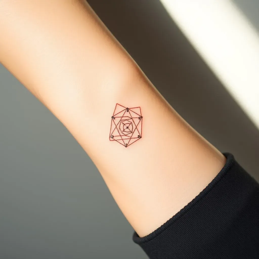 Ultimate Minimalist Geometric Tattoos for Women