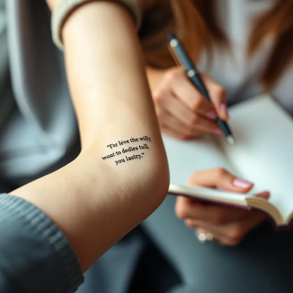 Ultimate Modern Quote Tattoos for Women