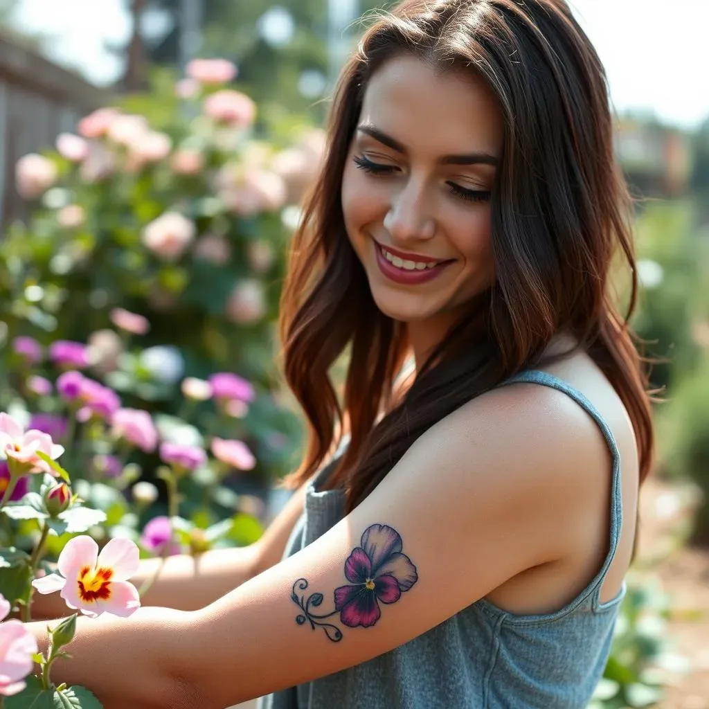 Pansy Tattoo Aftercare and Maintenance Tips for Women