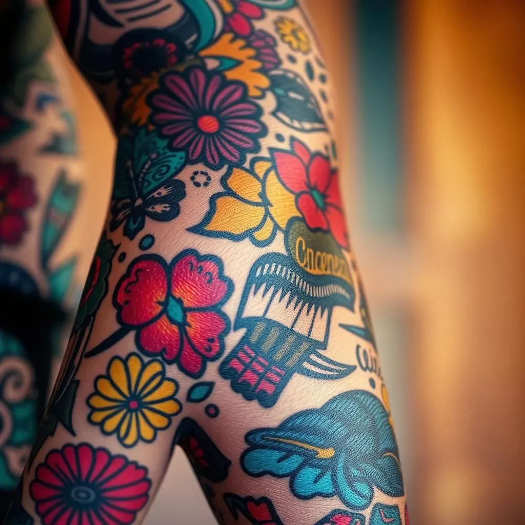 Patchwork Arm Tattoos: Embrace the Mismatched Aesthetic