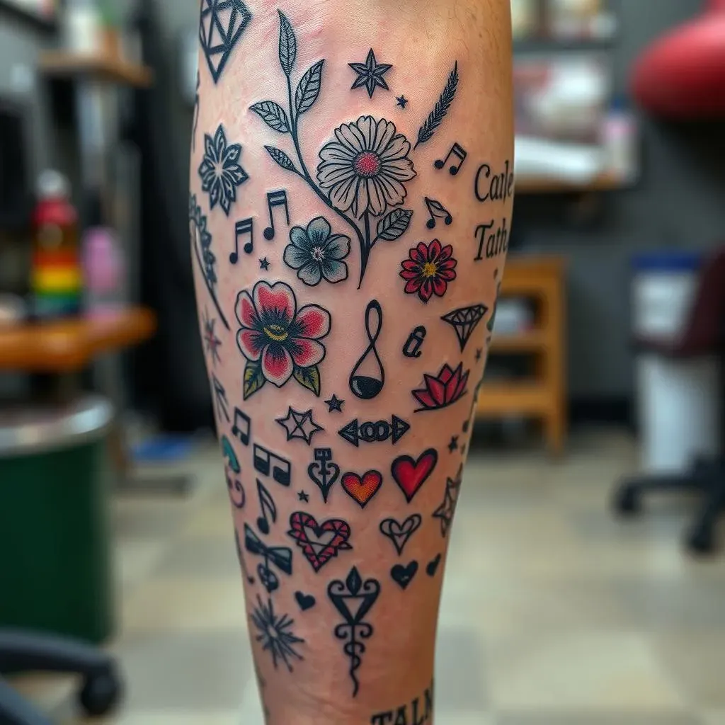 Patchwork Leg Tattoo Designs: A Unique and Creative Approach