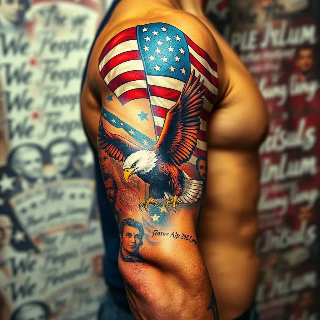 Patriotic American Sleeve Tattoo Ideas: Show Your Pride