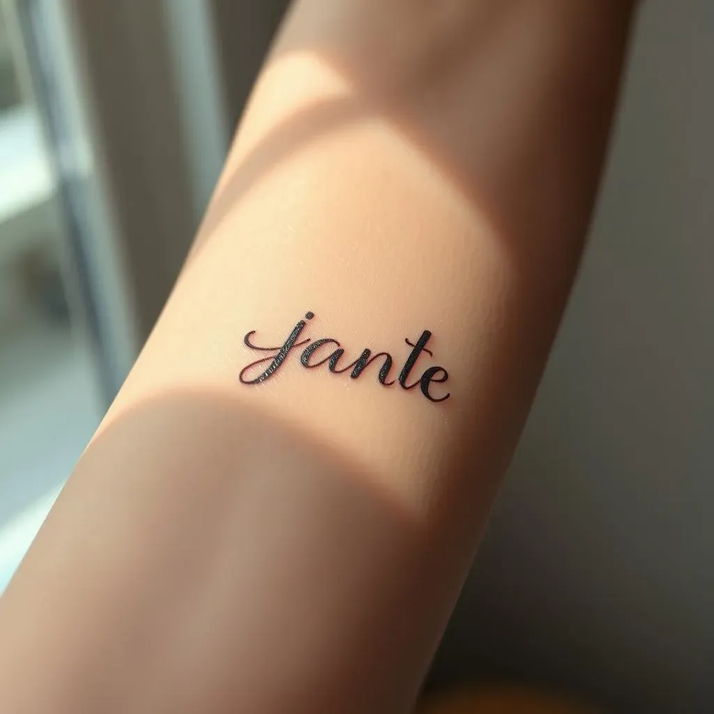 Personalizing Your Small Name Tattoo