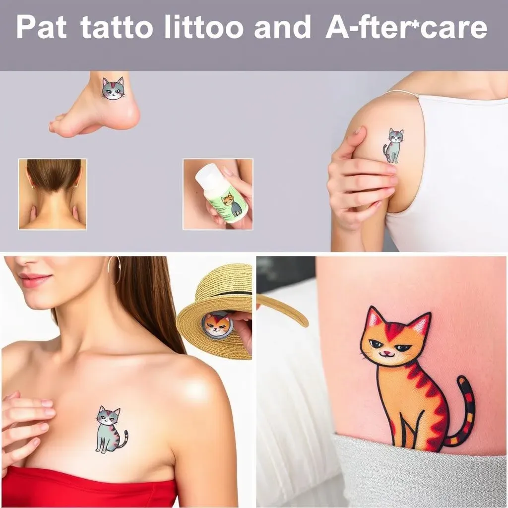 Placement and Aftercare for Cat Tattoos for Women