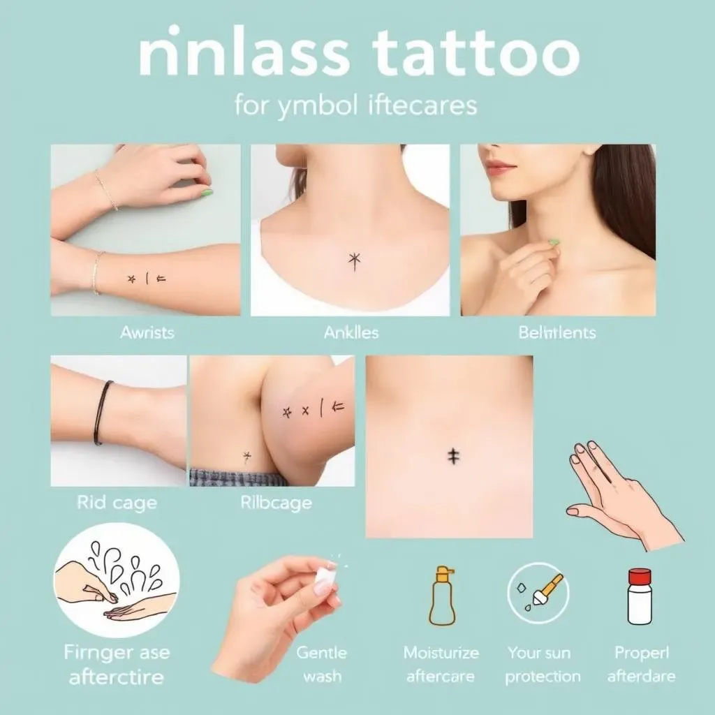 Placement and Aftercare for Minimalist Symbol Tattoos for Women