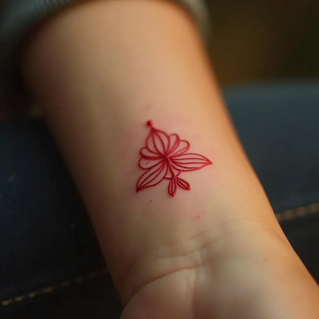 Placement and Aftercare for Your Red Tattoo