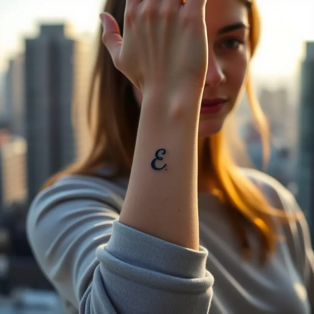 Placement and Aftercare for Your Small E Tattoo