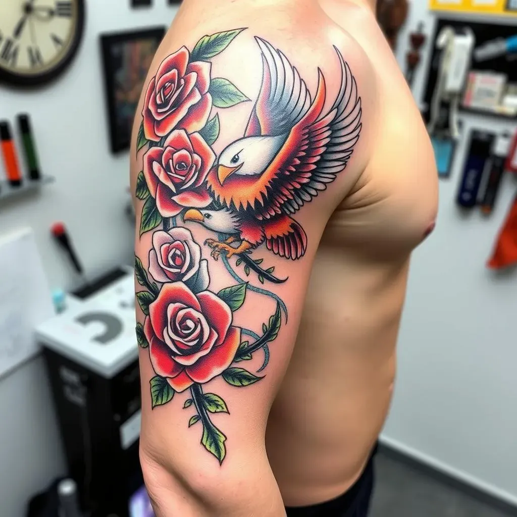 Placement and Design Considerations for Your American Traditional Half Sleeve