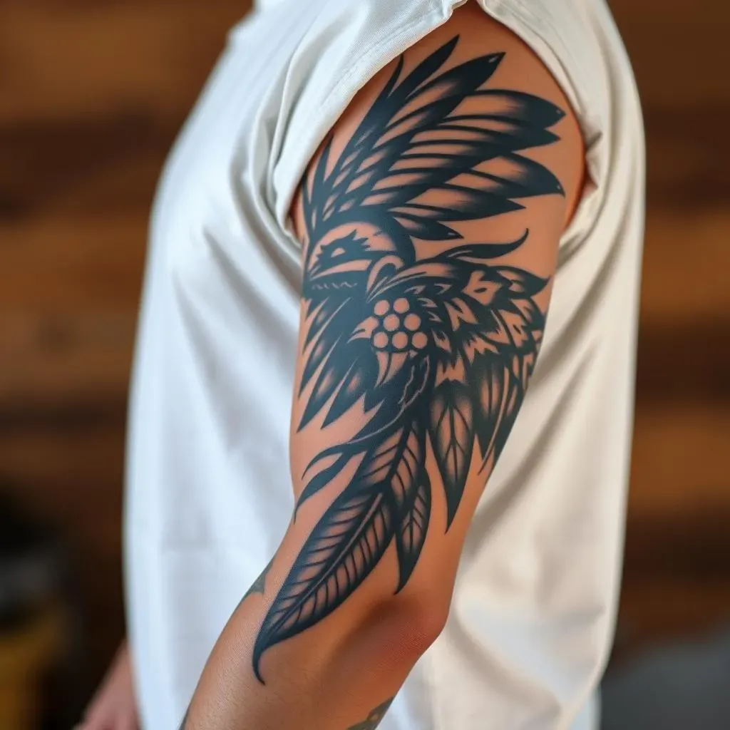 Placement and Flow of Native American Half Sleeve Tattoos