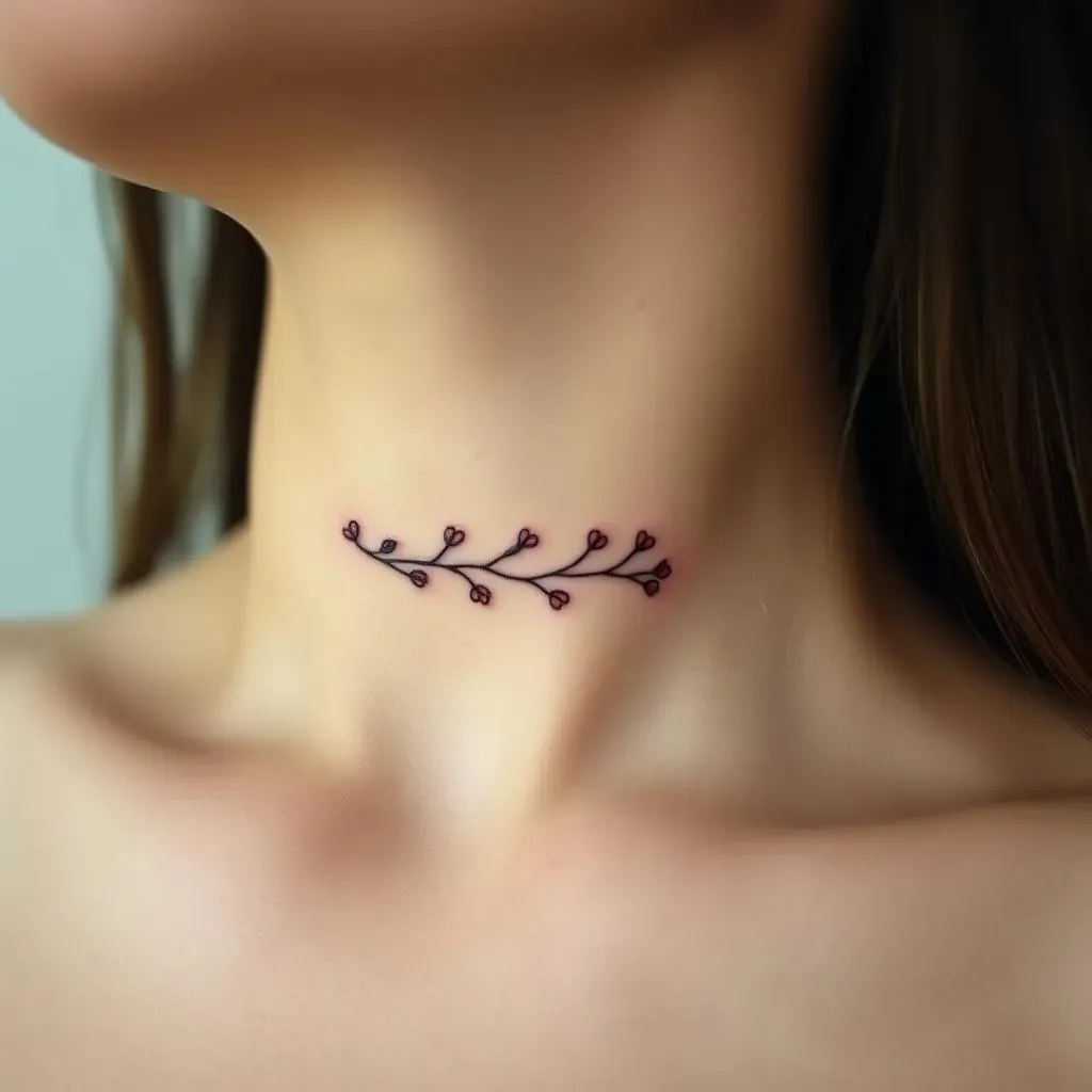 Placement and Pain: What to Expect with Female Throat Tattoos