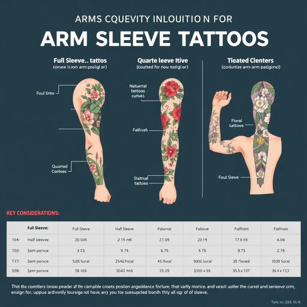 Placement and Size Considerations for Arm Sleeve Tattoos