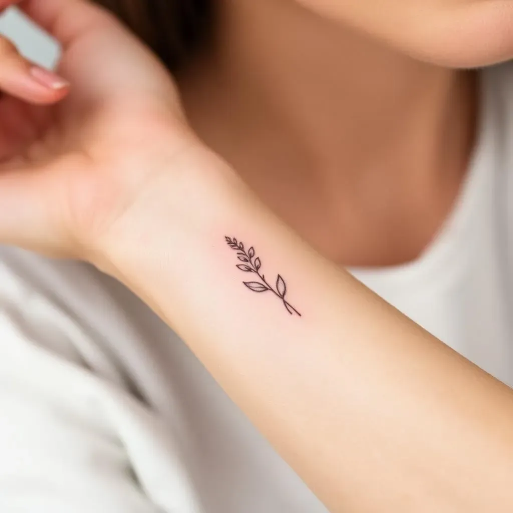 Placement and Size Considerations for Minimalist Nature Tattoos