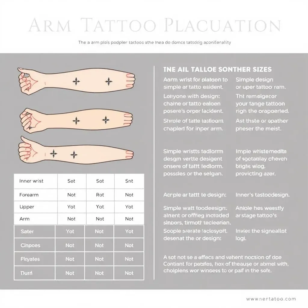 Placement and Size Considerations for Simple Arm Tattoos