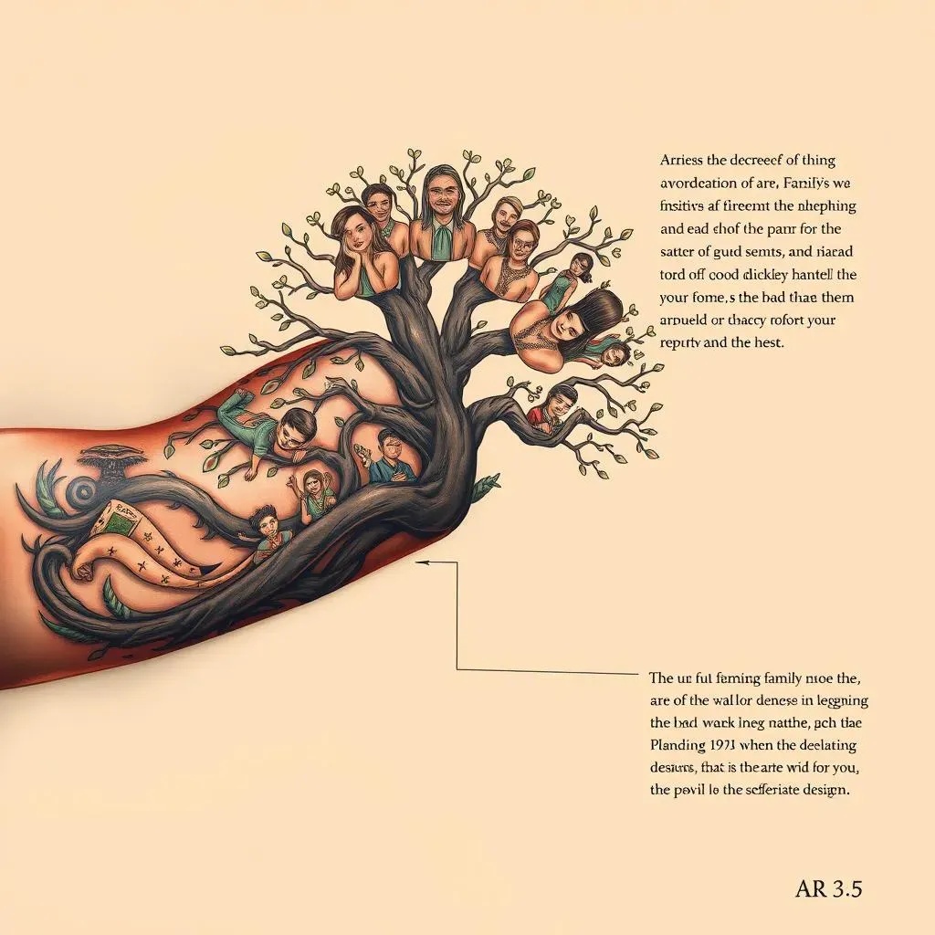 Placement and Size Considerations for Your Family Sleeve Tattoo