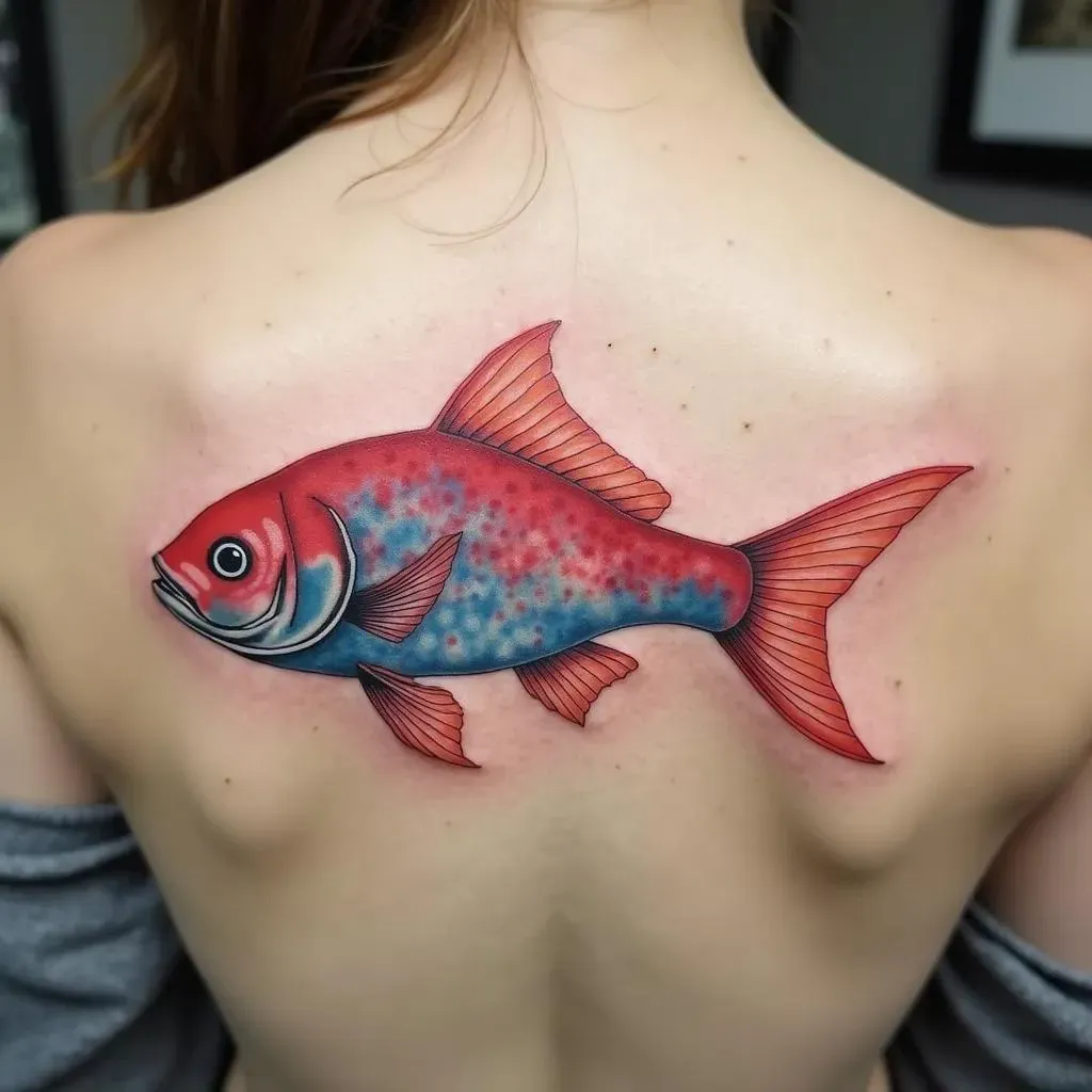 Placement and Size: Finding the Ideal Spot for Your Watercolor Fish Tattoo