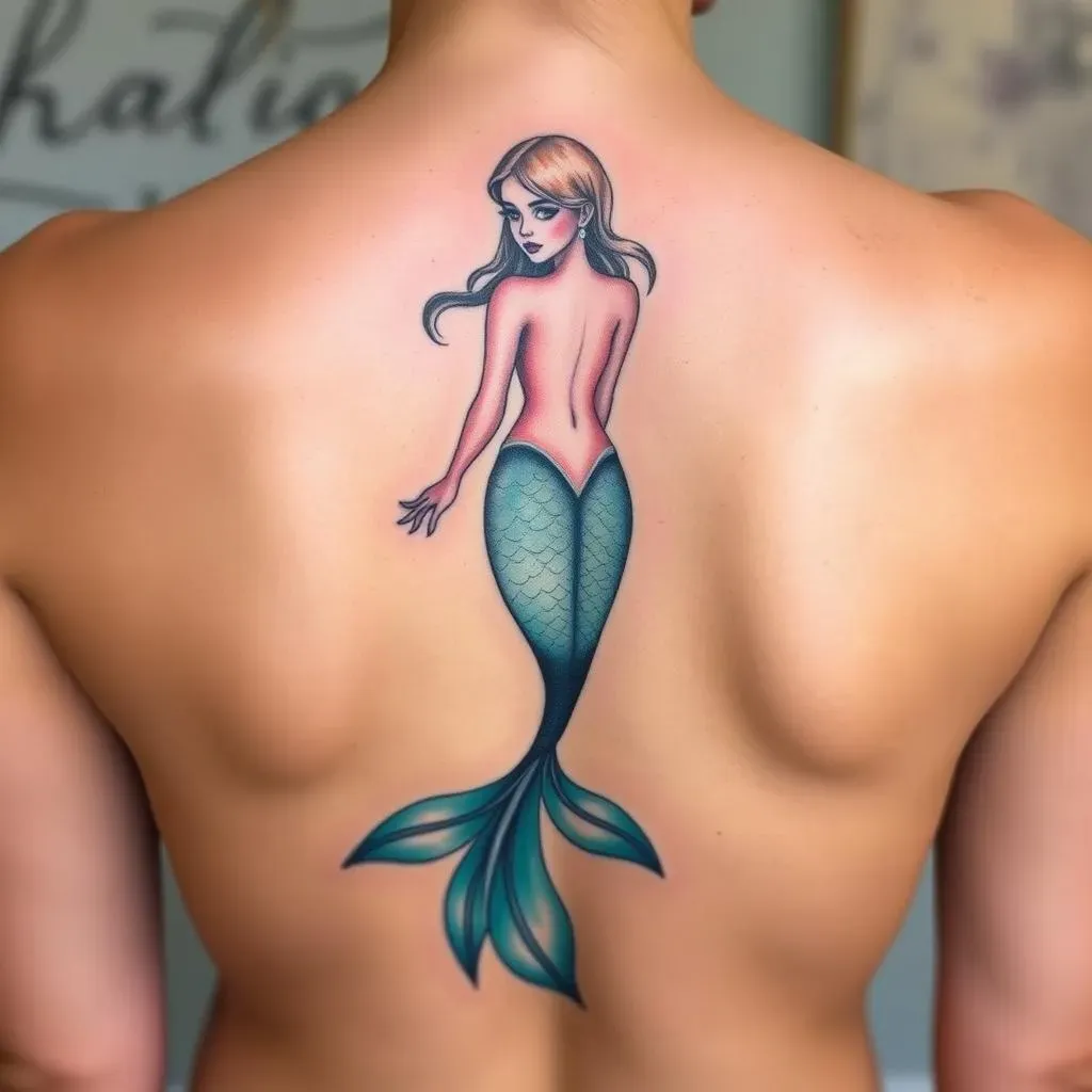 Placement and Size: Finding the Ideal Spot for Your Watercolor Mermaid Tattoo