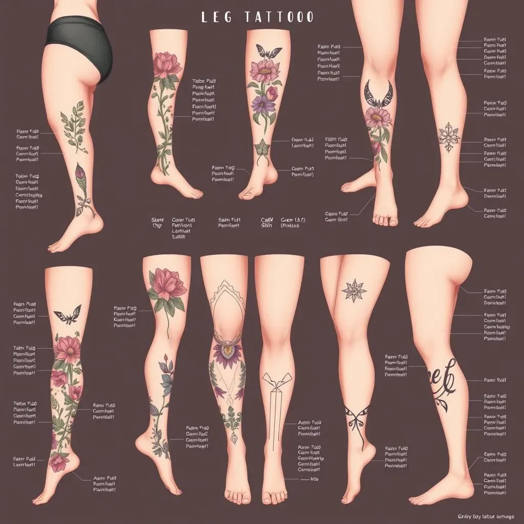 Placement and Size: Finding the Perfect Fit for Your Leg Tattoos