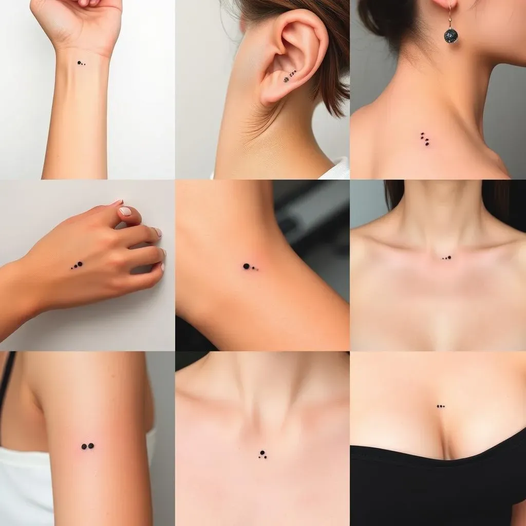 Placement and Size: Finding the Perfect Minimalist Dot and Line Tattoo for You