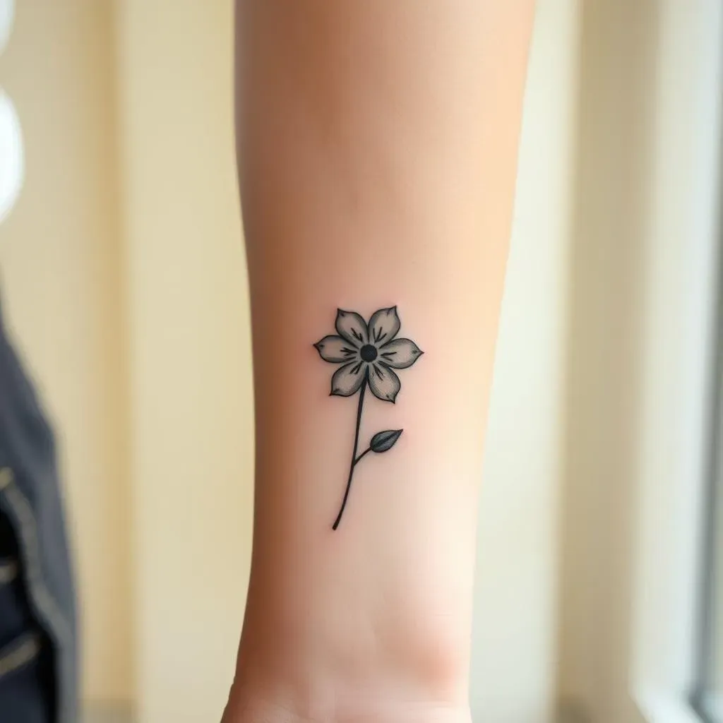 Placement and Size: Finding the Perfect Spot for Your Black and Grey Floral Tattoo