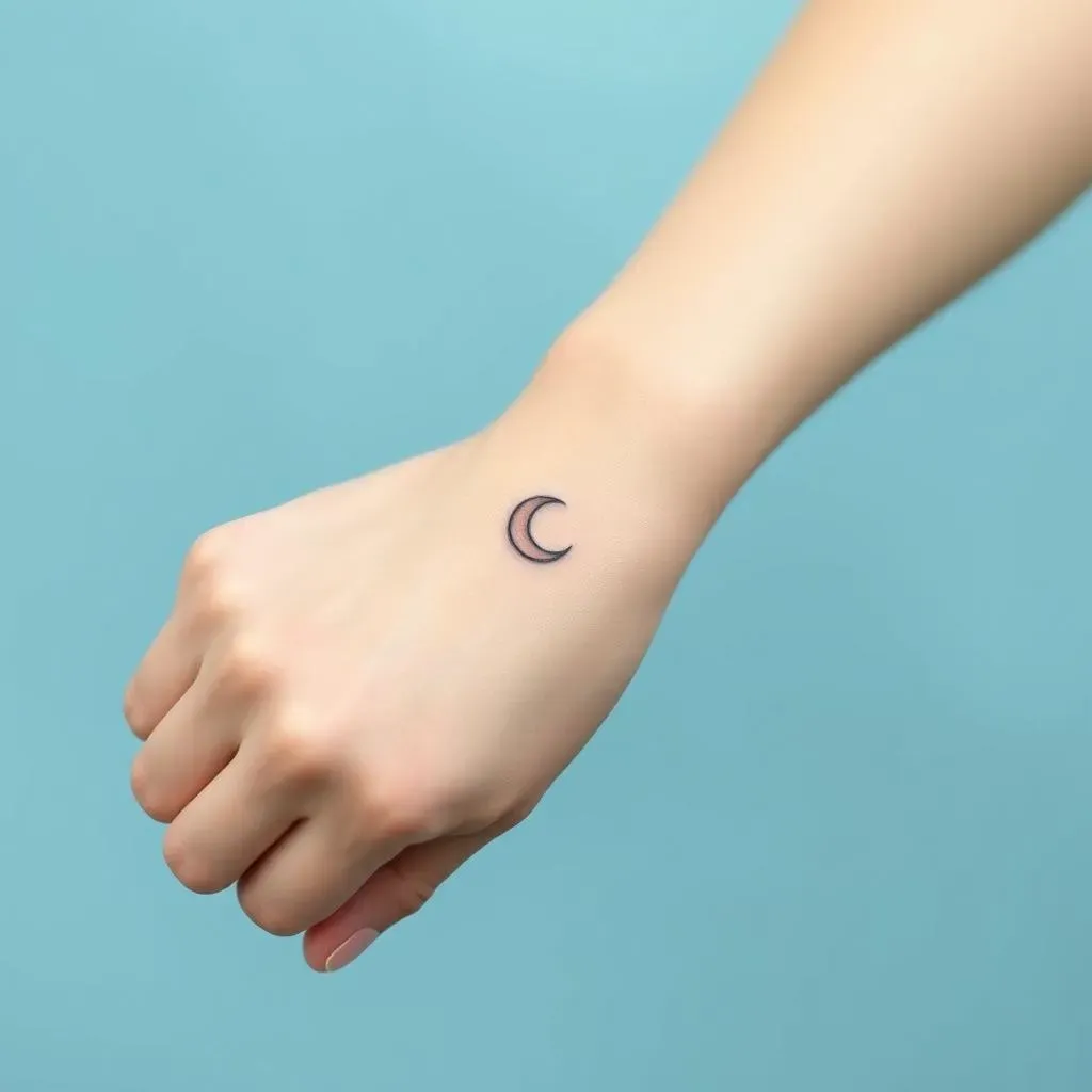 Placement and Size: Where to Get Your Minimalist Moon Tattoo