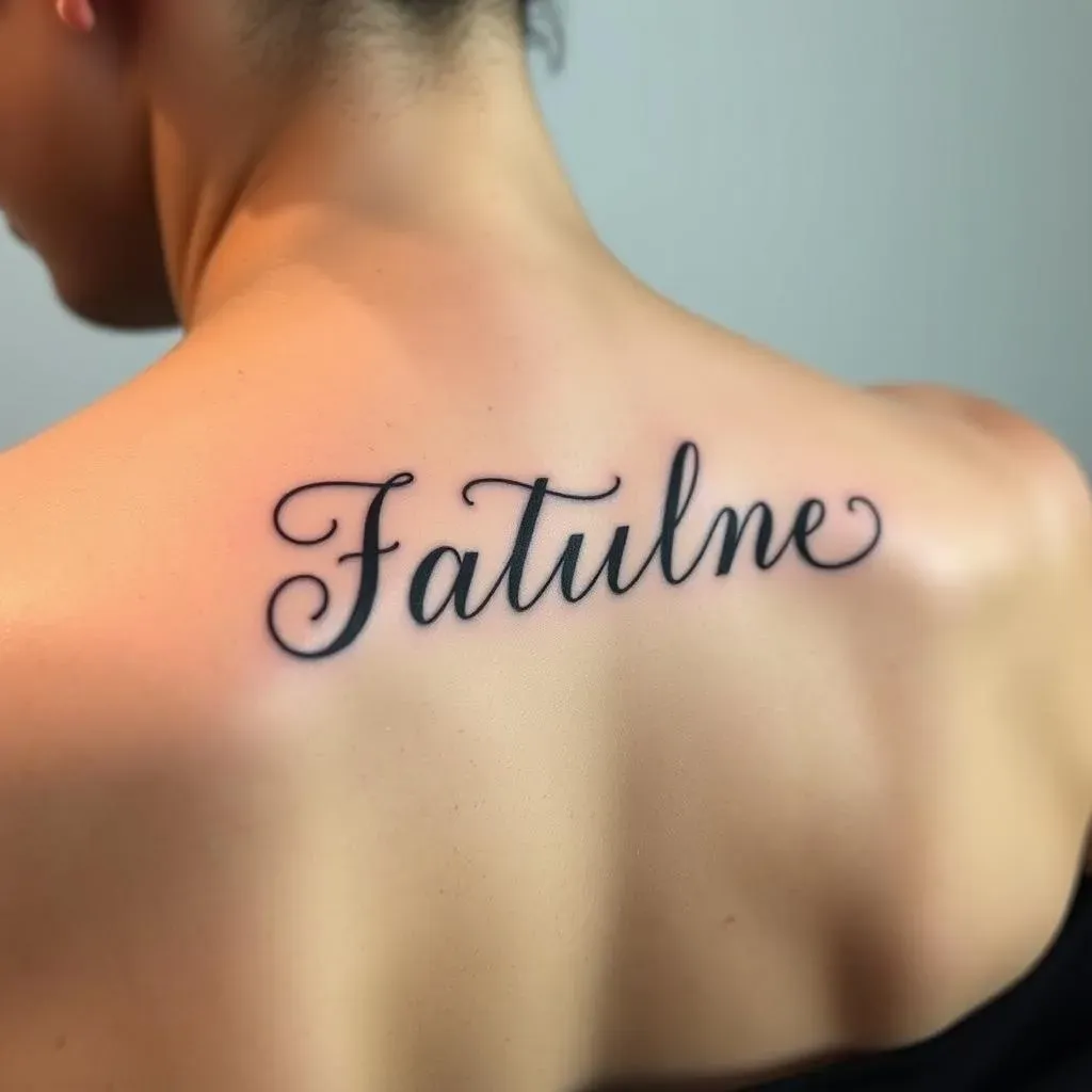 Placement and Style: Making Your Back Name Tattoo Unique