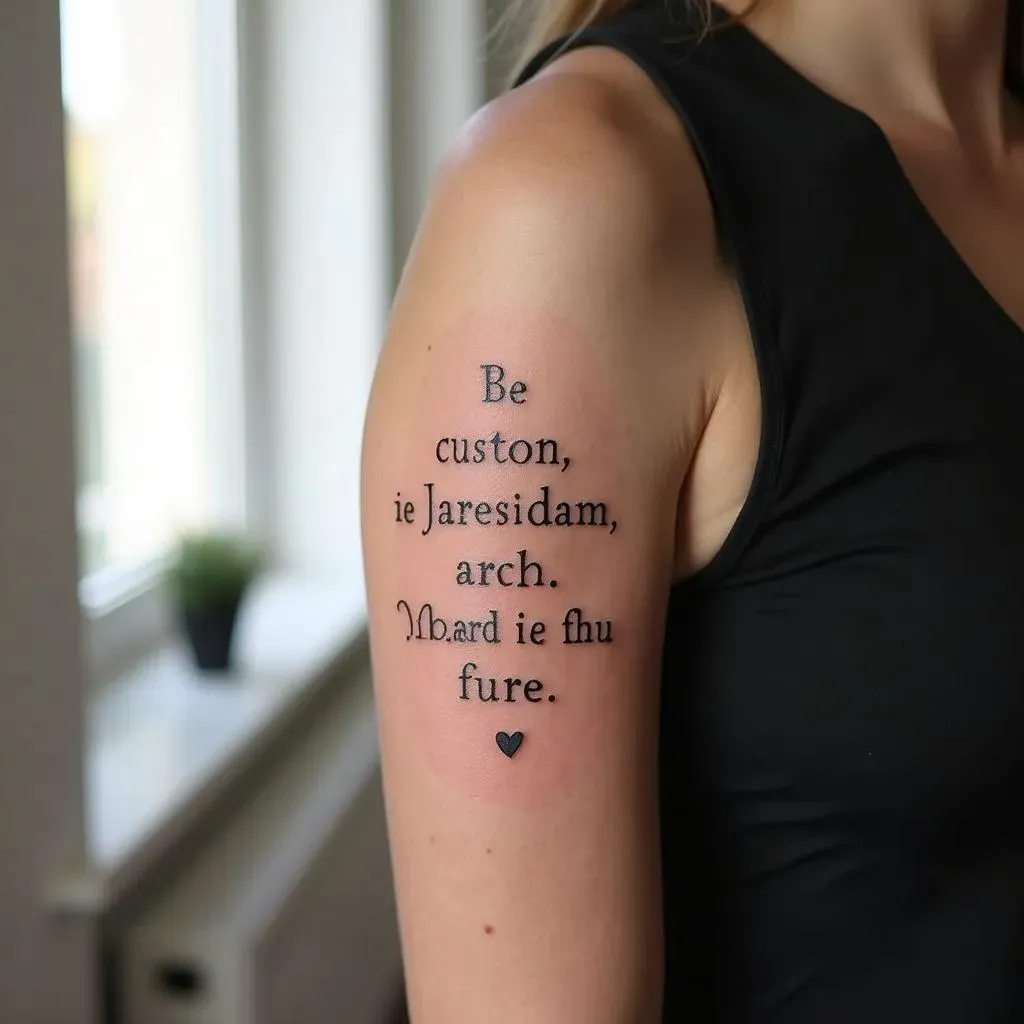 Placement and Style: Making Your Word Arm Tattoo Unique