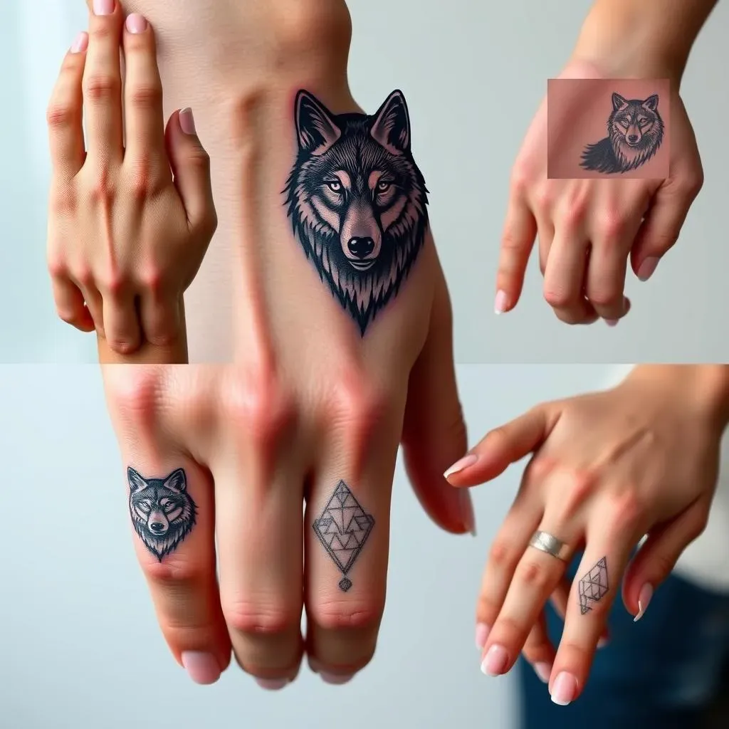 Placement Ideas for Wolf Hand Tattoos