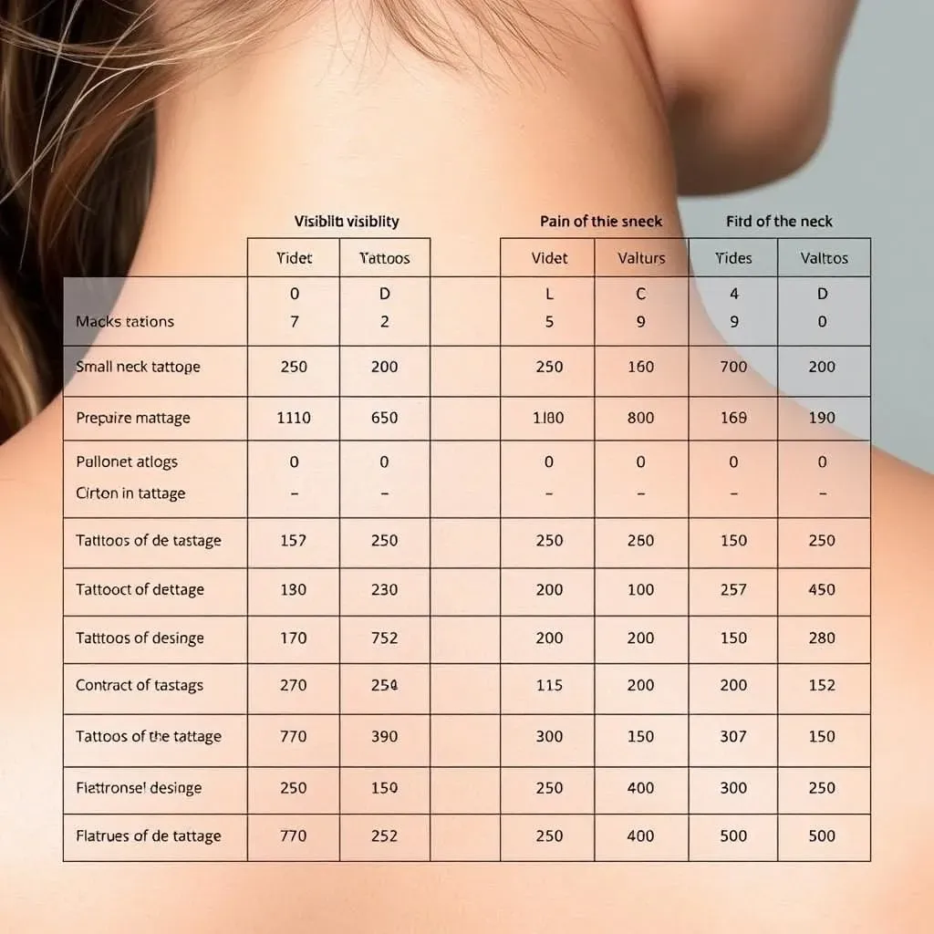 Placement Ideas for Your Small Neck Tattoo