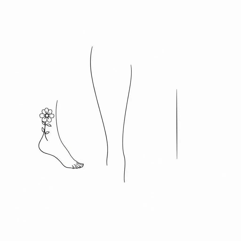 Placement Matters: Finding the Perfect Spot for Your Simple Leg Tattoo