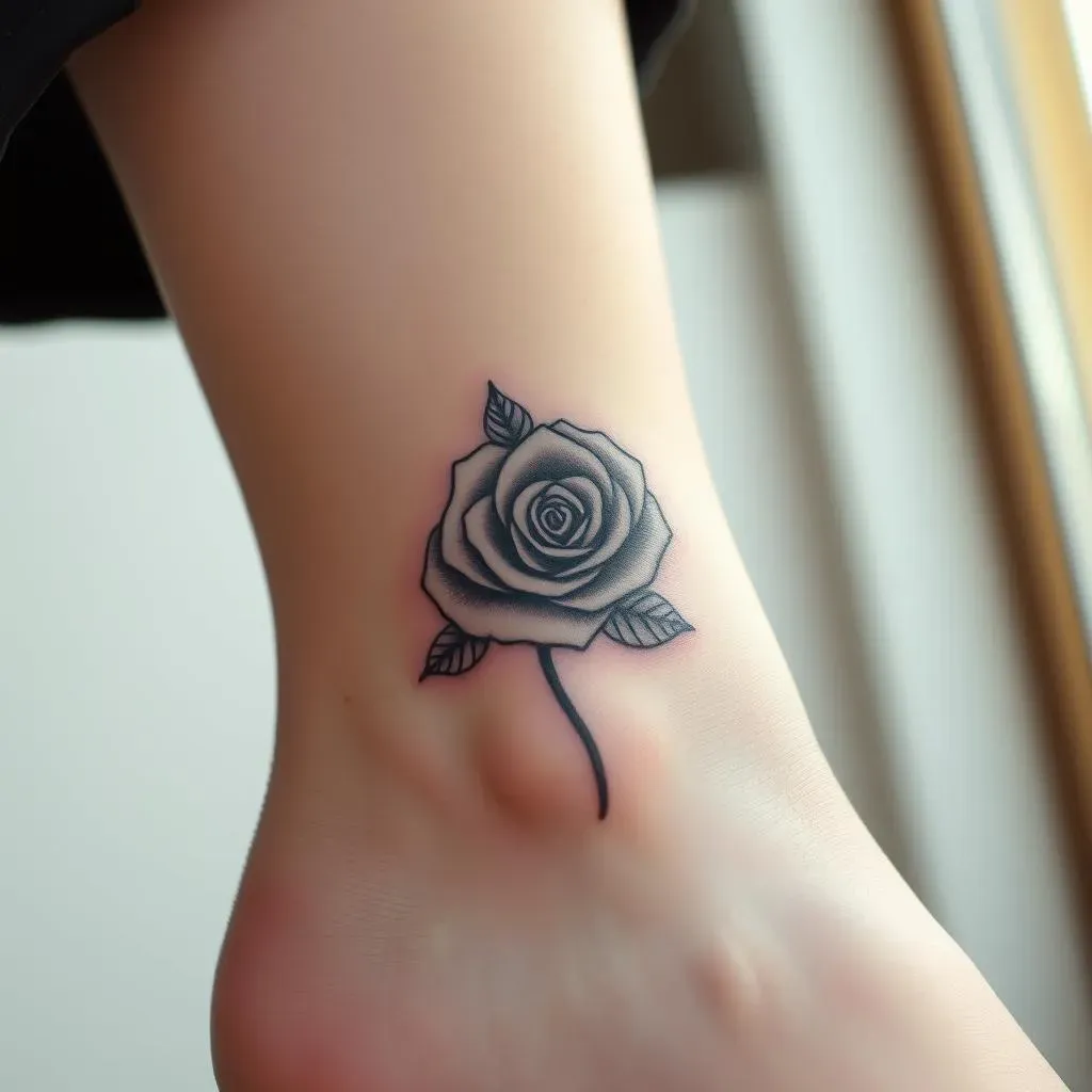 Placement Perfection: Finding the Ideal Spot for Your Rose Leg Tattoo